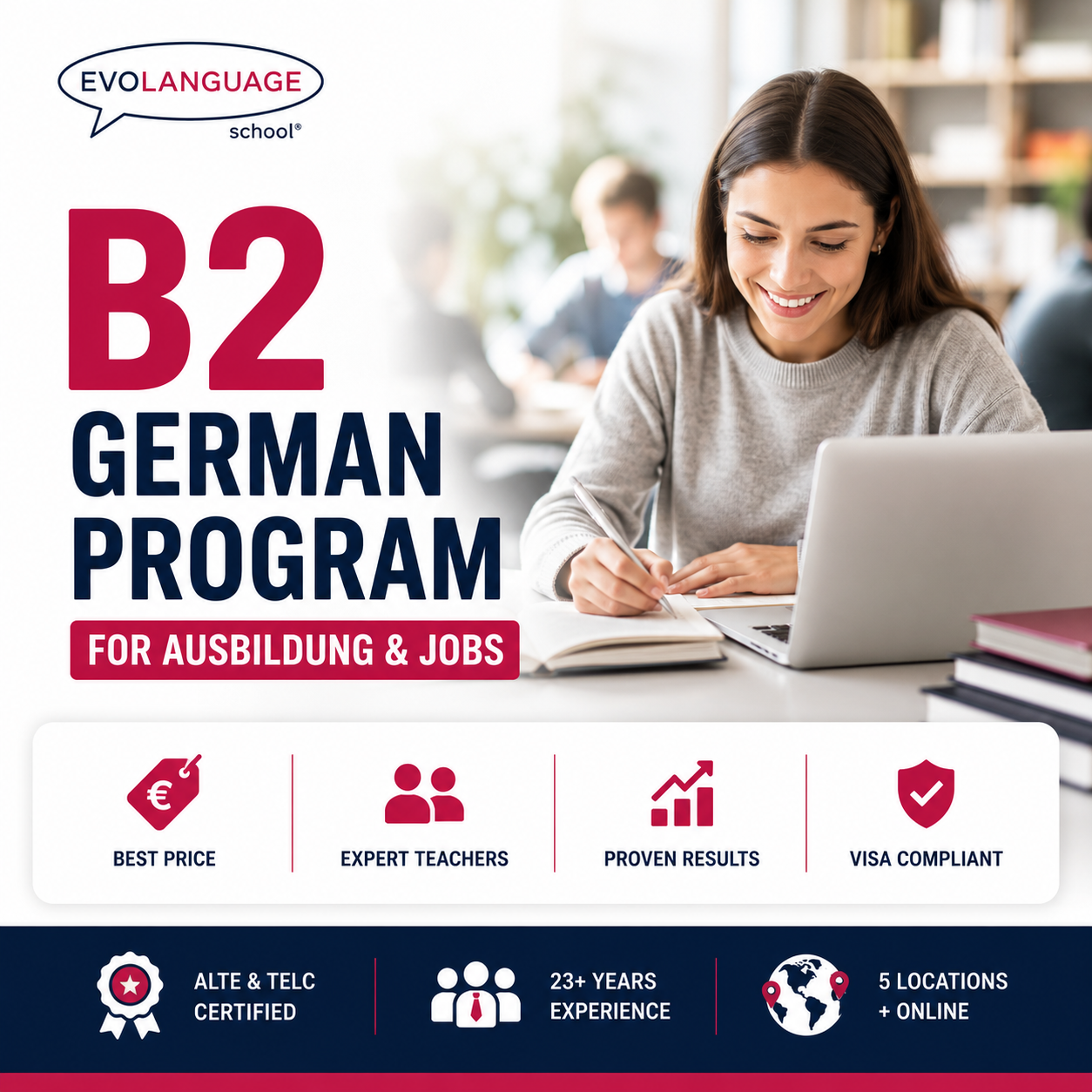 B2 Training & Exam Preparation: 40% off