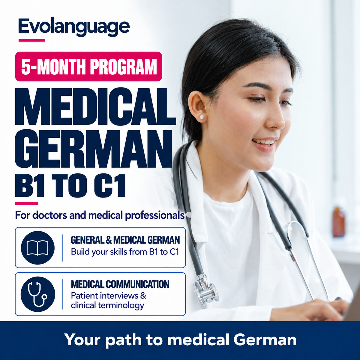 برنامج B1/B2/C1 الطبي الألماني