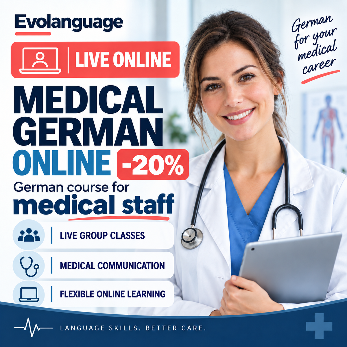 MEDICAL GERMAN ONLINE -20%
