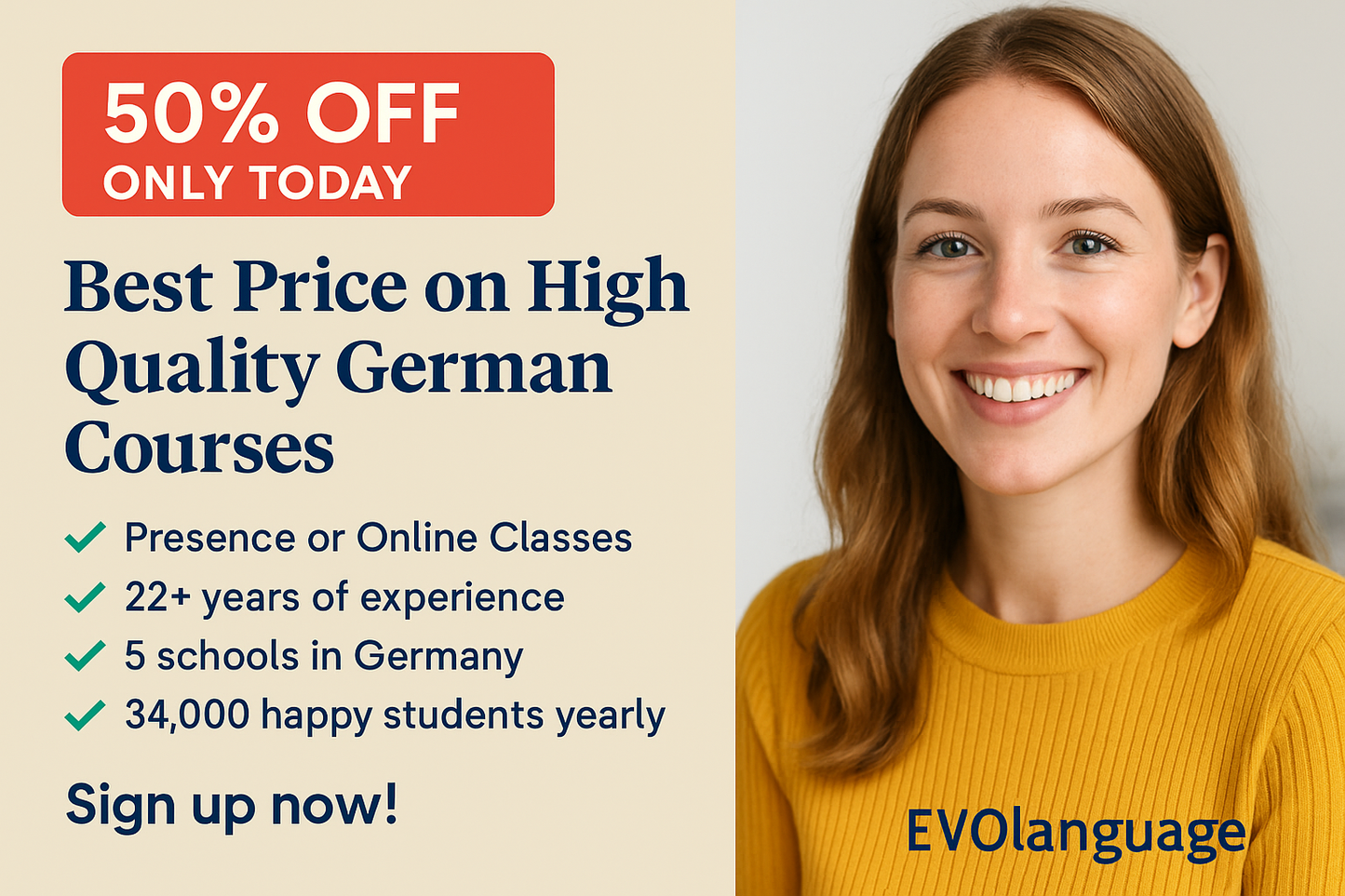 50% OFF: CLASSROOM & ONLINE COURSES