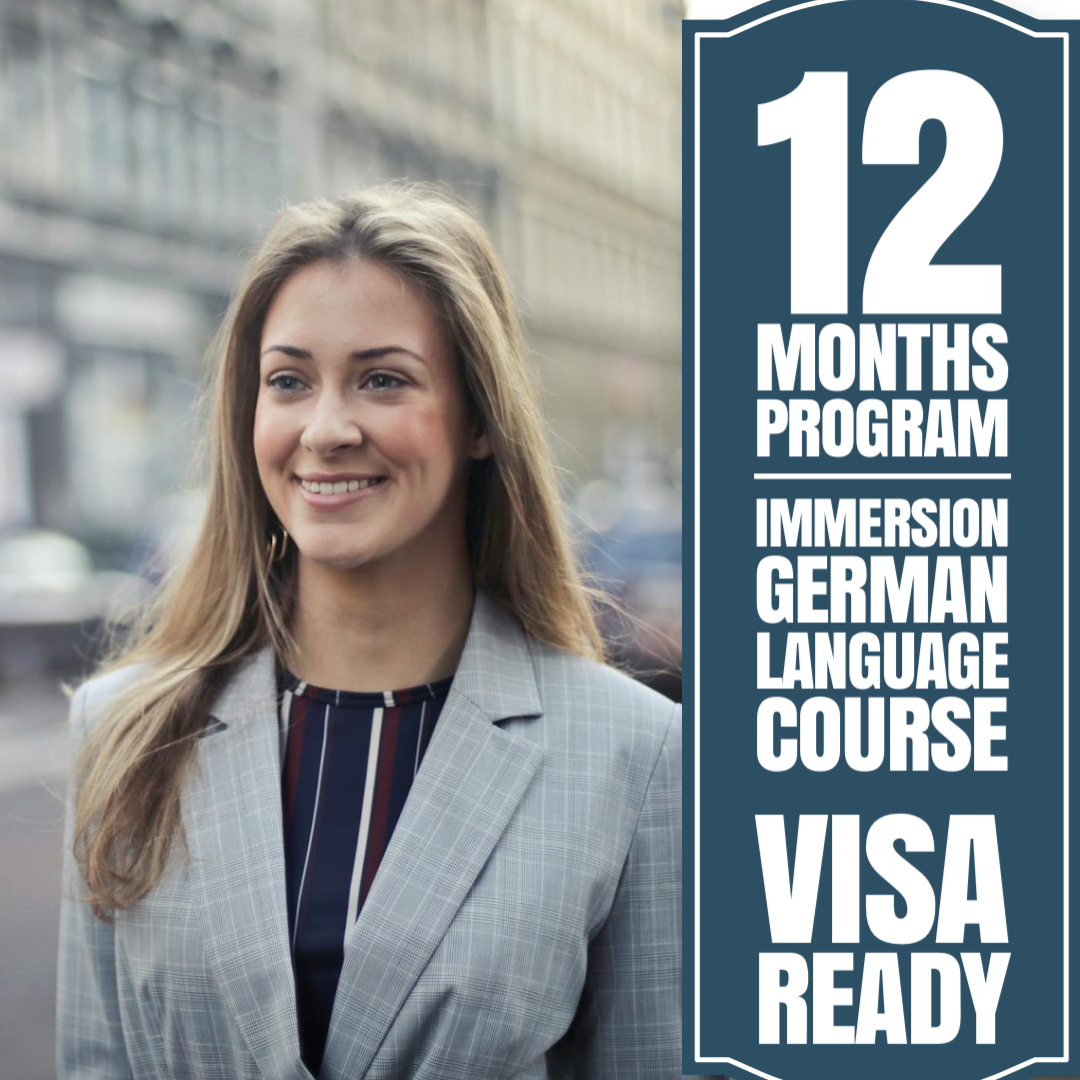 12 个月德语课程：有效签证 -35% 折扣