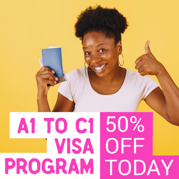 A1 TO C1 IMMERSION COURSE: VALID FOR VISA -50%