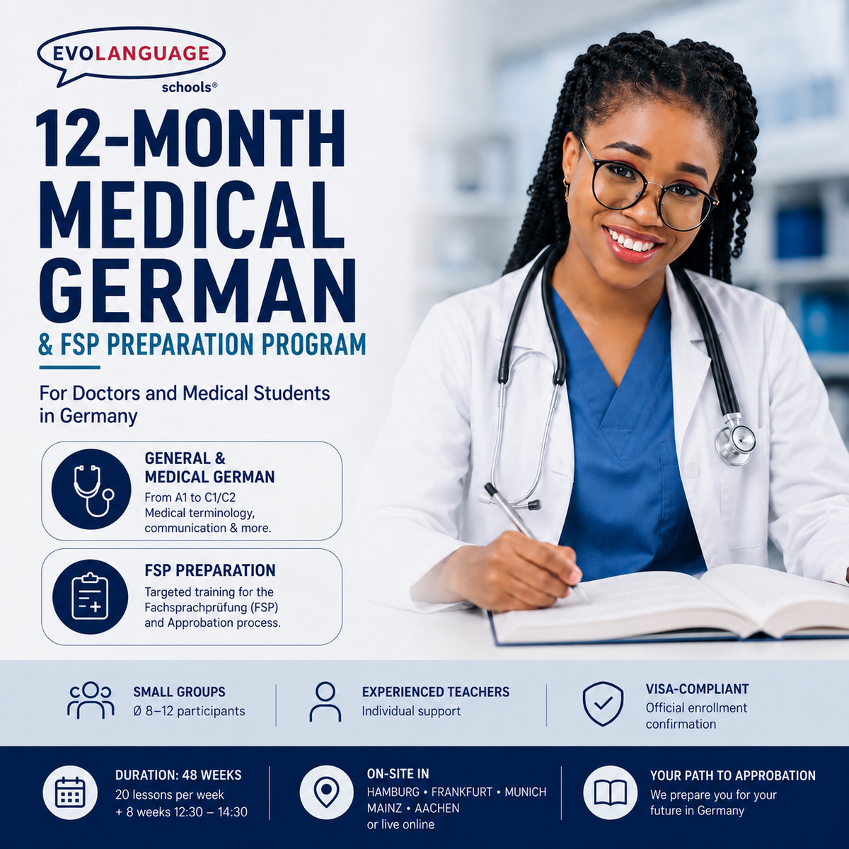 12 MONTHS MEDICAL PROGRAM + FSP PREP