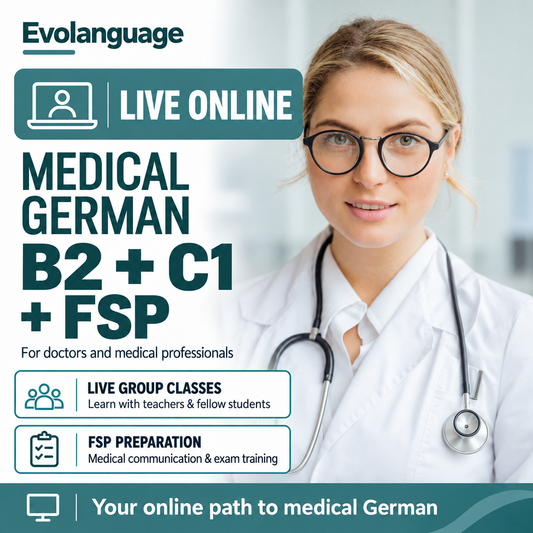 B2 / C1 MEDICAL GERMAN & FSP PREP ONLINE