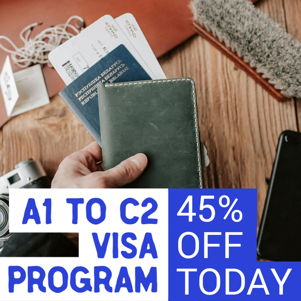 A1 TO C2 VISA COURSE: -45%