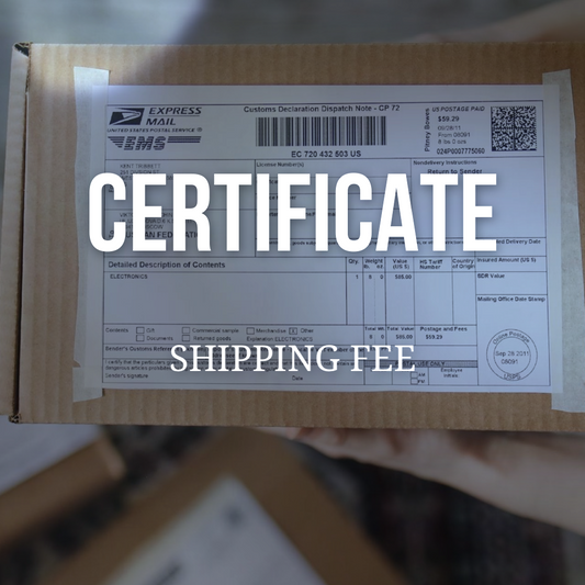 Certificate Shipping