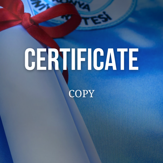 Certificate Copy